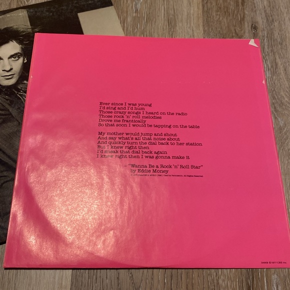 ✨💿 Vintage Vinyl 💿✨ Eddie Money Debut Album ~ 1977 - Picture 7 of 16
